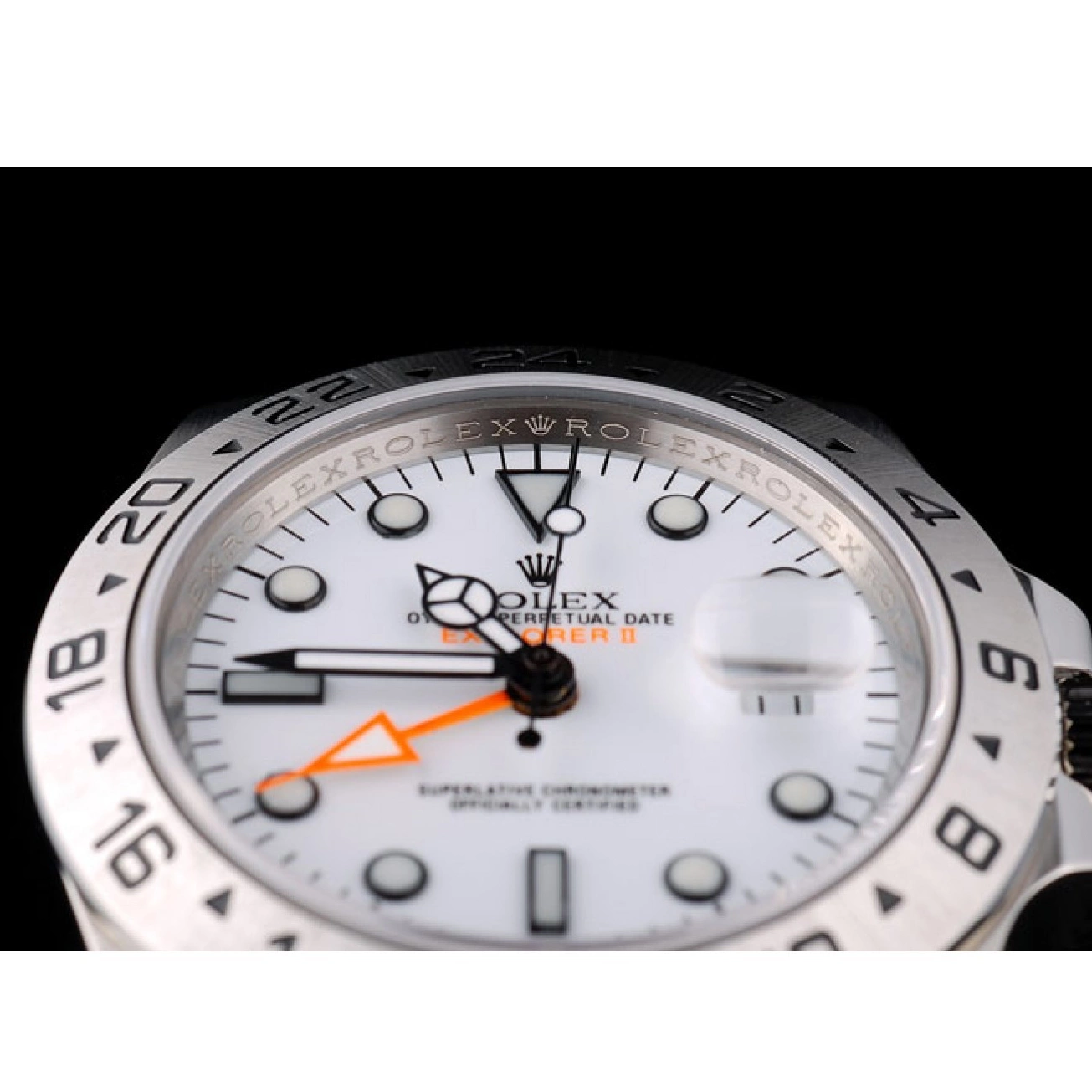 Good copy rolex watches Watch Dial Bezel Steel Rolex White Stainless Explorer 0716